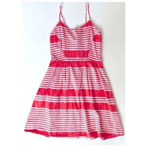 OLD NAVY Red and White Stripped Dress